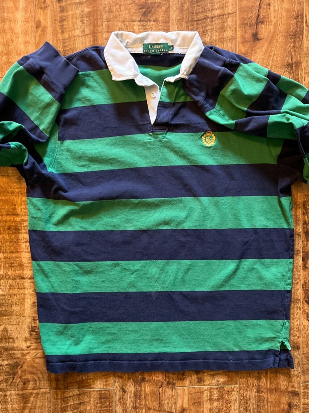 Ralph Lauren Striped Rugby Shirt Size Large